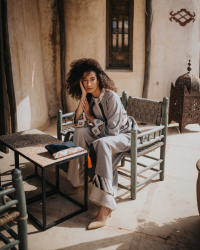 Kounouz - Open Caftan: Moroccan Elegance & Fusion of Tradition