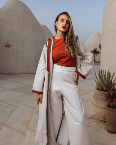 Djellaba Ouverte - Djellaba Femme Marocaine - Kounouz