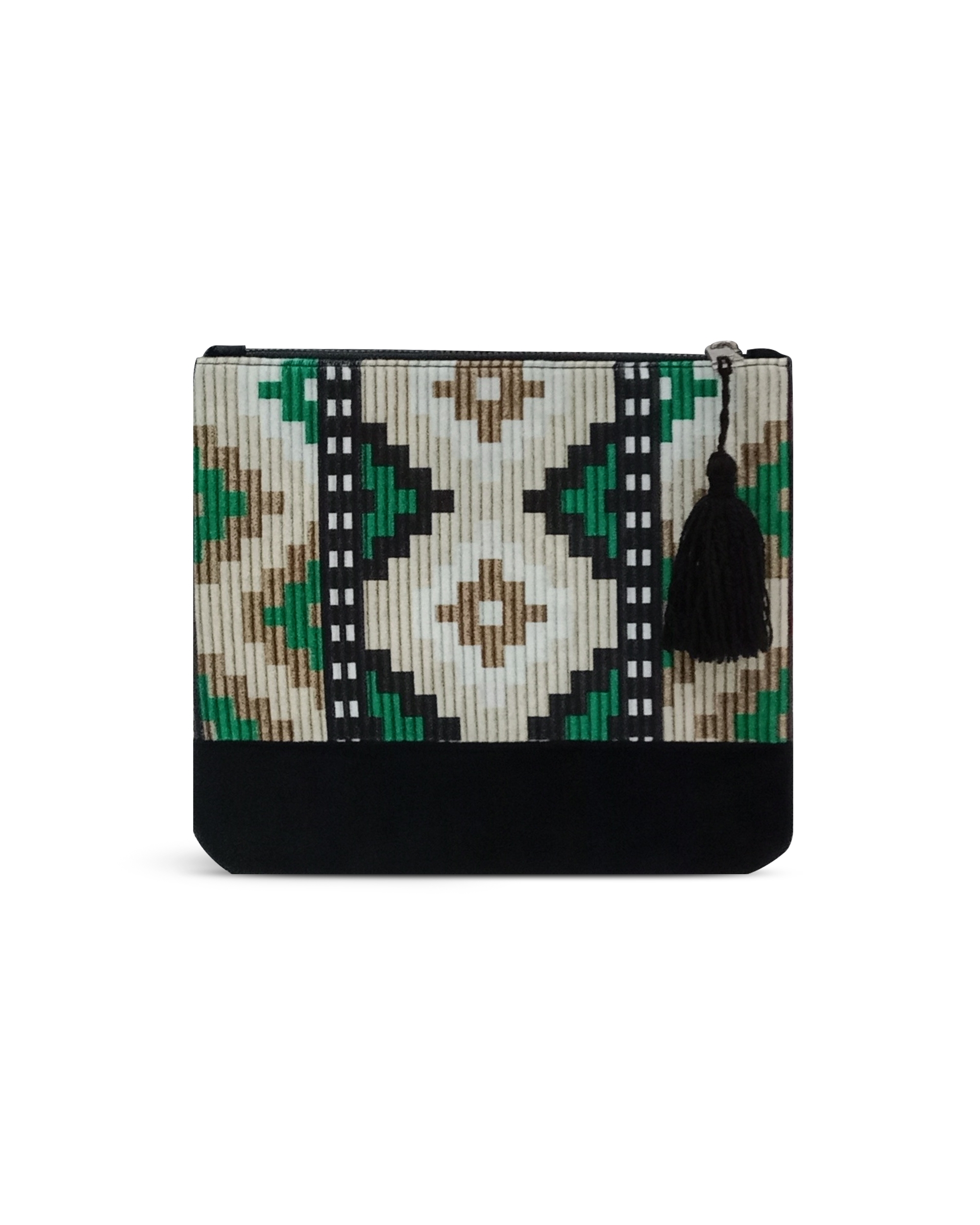 Pochette Velours Berbère – L’Élégance Artisanale du Maroc - Kounouz