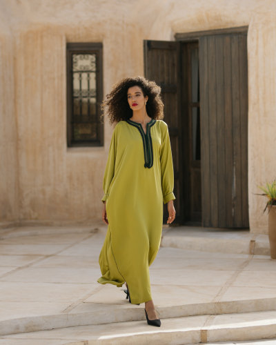 Women’s Gandoura with Triple Sfifa – Exceptional Style and Craftsmansh