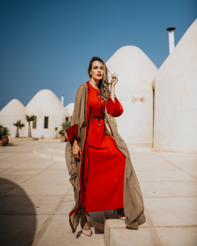Buy Gandoura with Velvet Lapels – Guaranteed Quality and Elegance