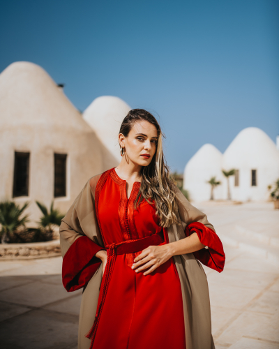 Buy Gandoura with Velvet Lapels – Guaranteed Quality and Elegance