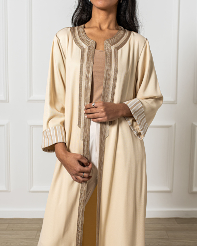 Open Kimono Beige