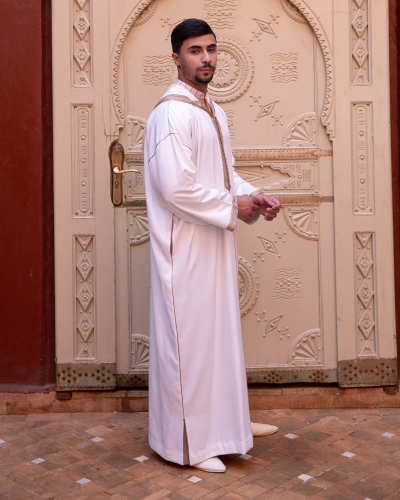 Djellaba Unie en Mlifa – Kounouz – Livraison Rapide