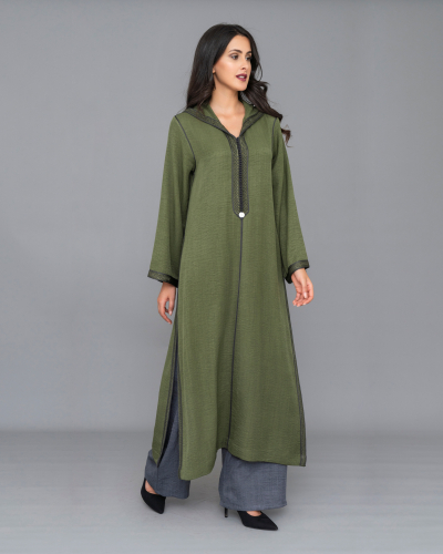 Ensemble djellaba en Lin pour Femme - Djellaba - Kounouz