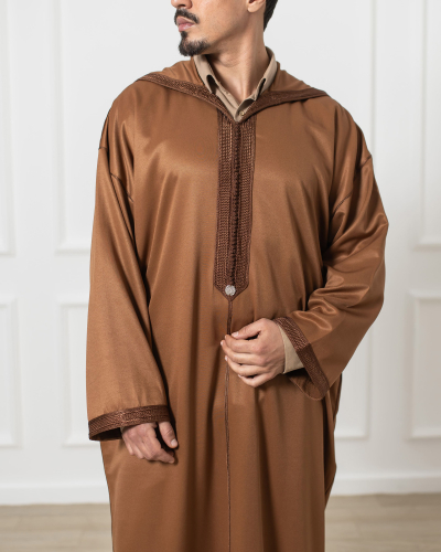 Men's Jellaba - Modern Moroccan Elegance - Kounouz