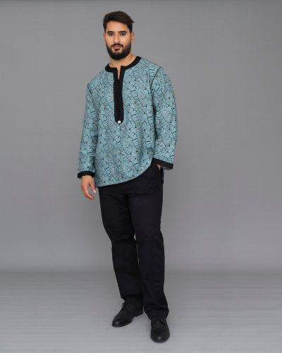 Printed Linen Tunic for Women – Chic, Lightweight & Sfifa Finishes