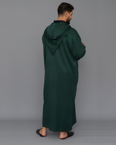 The Green Mlifa Djellaba: The Timeless Charm of Tradition