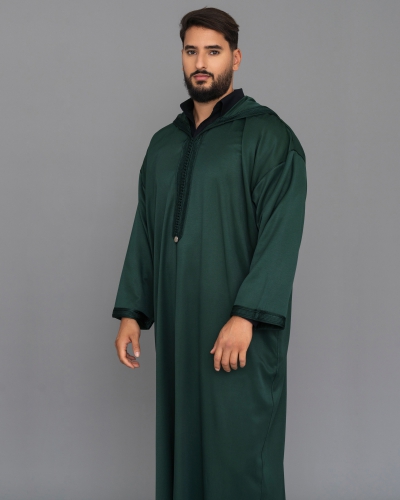 The Green Mlifa Djellaba: The Timeless Charm of Tradition