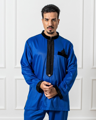 Prestige Jabador in Mlifa – Adorned with Zwak Maâlem Embroidery