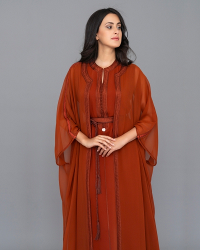 Gandoura en Mousseline Élégante – Confort et Style - Kounouz