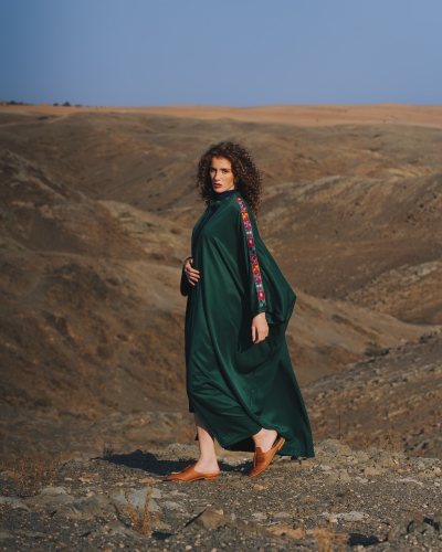 Embroidered motif Gandoura