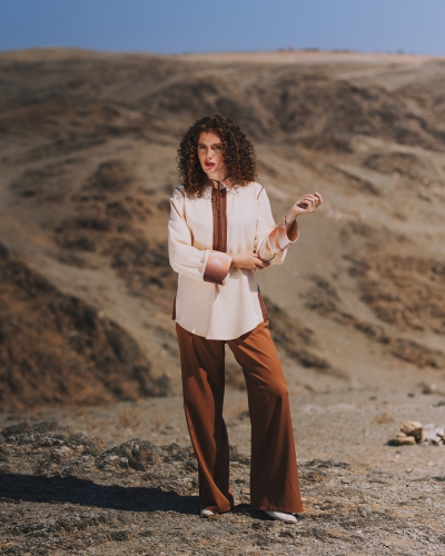 Elegant Women’s Jabador – Mlifa Fabric & Artisanal Details