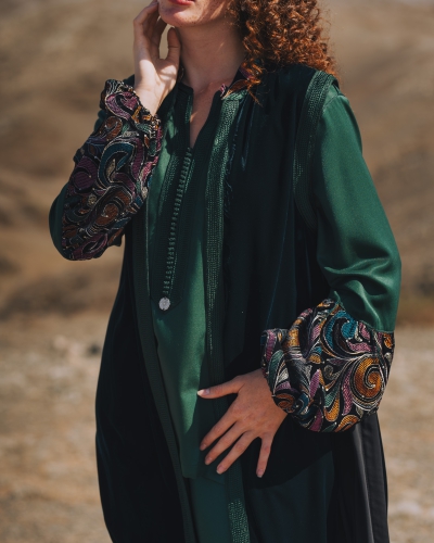 Ensemble jabador avec gilet en velours