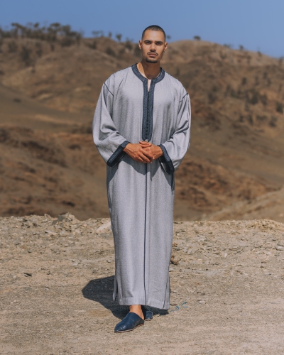 Caftan en lainage hivernal