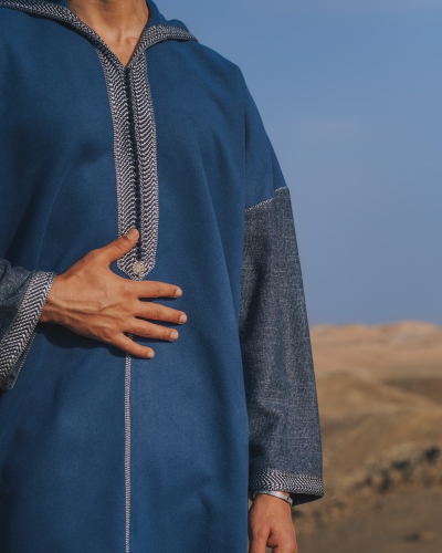 Djellaba courte en lainage