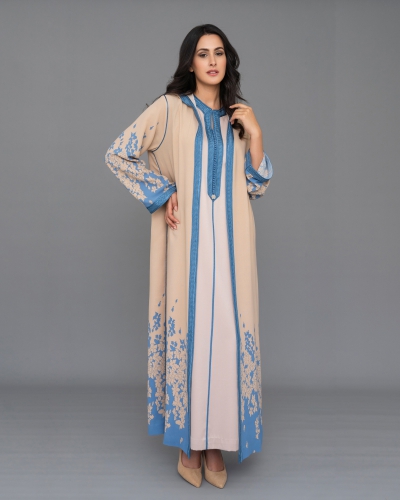Printed djellaba set