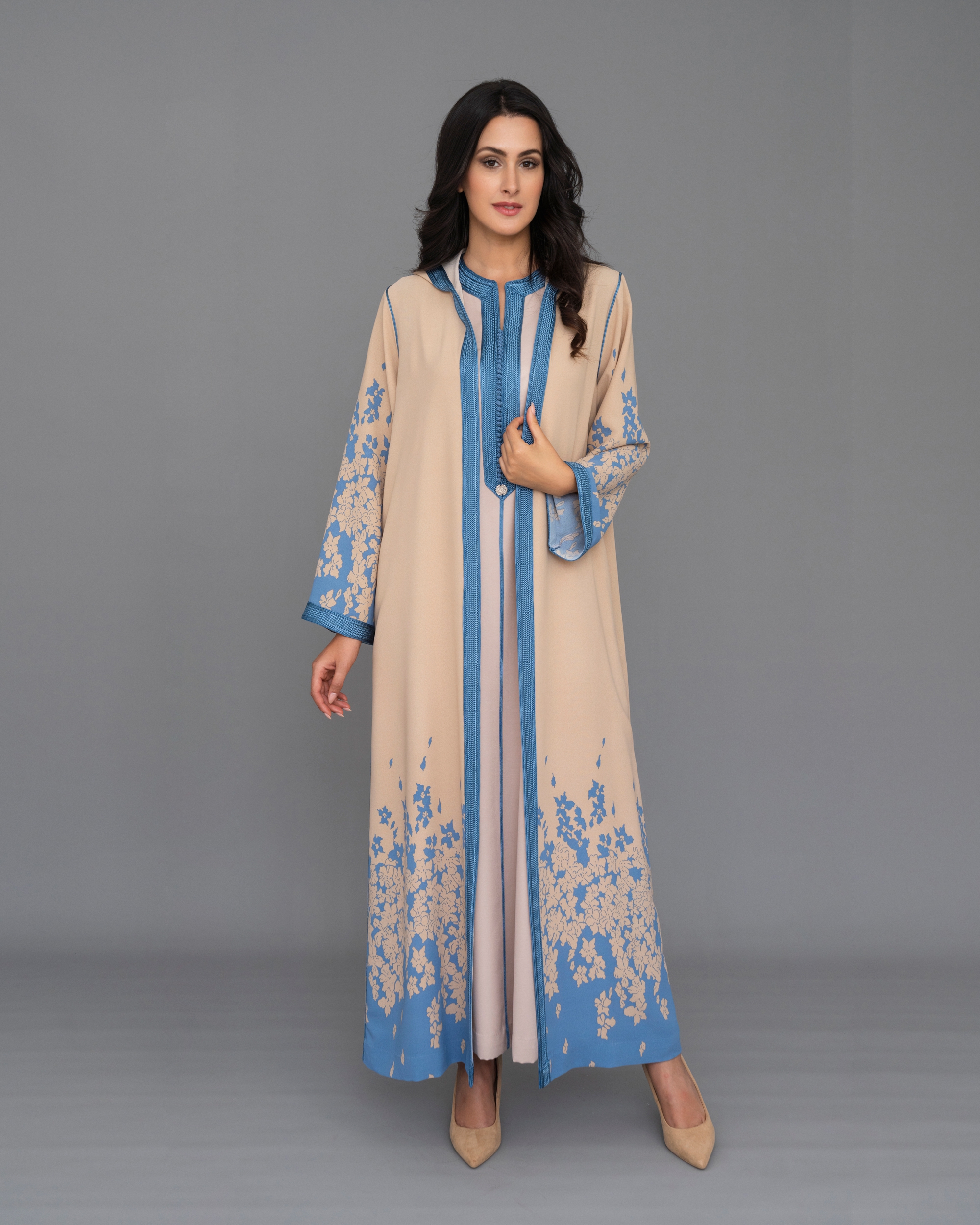 Printed djellaba set