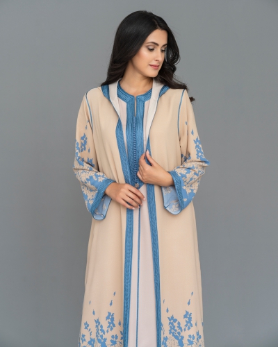 Printed djellaba set