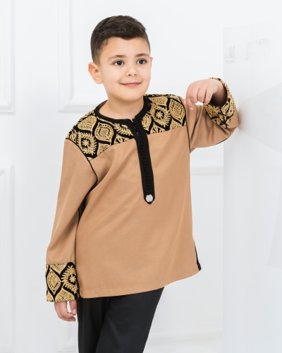 Children's jabador with embroidered patterns