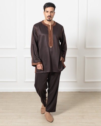 Kounouz - Gandoura En Mlifa For Men With Modern Tailoring