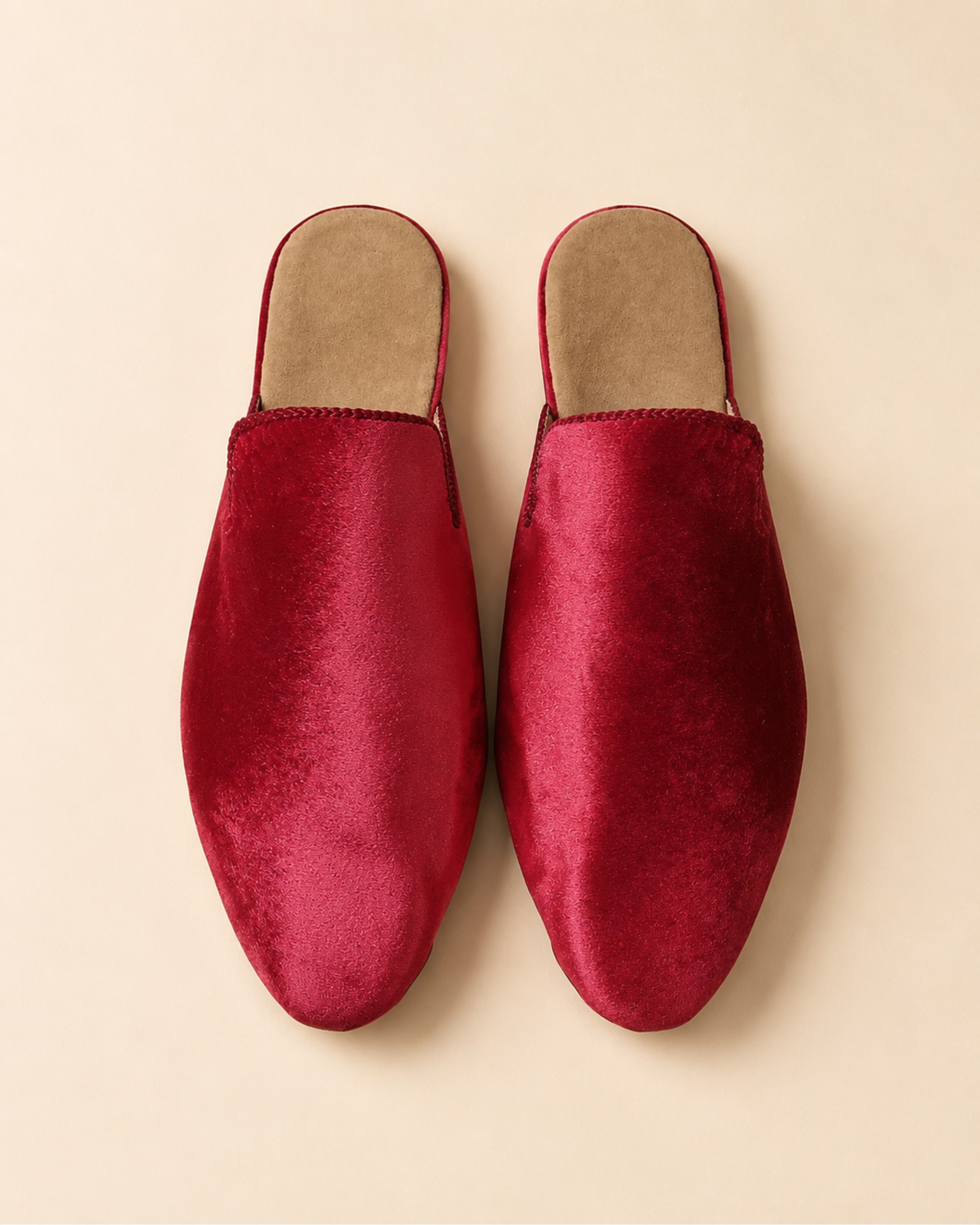 Red Velvet Slipper (Babouches) – Unmatched Style & Refinement