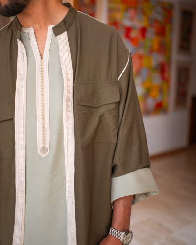 Jabador trois pieces en Lin