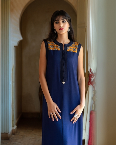 Kounouz - Caftan Marocain sans Manches : Élégance & Modernité