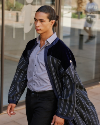 Modern Moroccan Kimono for Men - Traditional Style | Kounouz