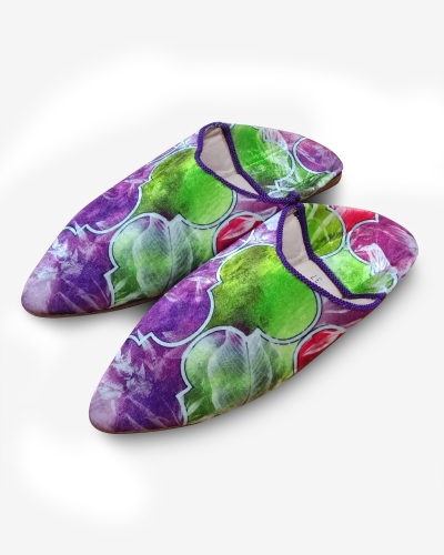 Babouche en Velours – Signature du Savoir-Faire - Kounouz